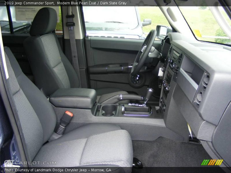 Modern Blue Pearl Coat / Dark Slate Gray 2009 Jeep Commander Sport