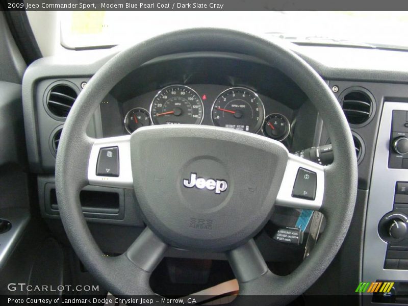 Modern Blue Pearl Coat / Dark Slate Gray 2009 Jeep Commander Sport