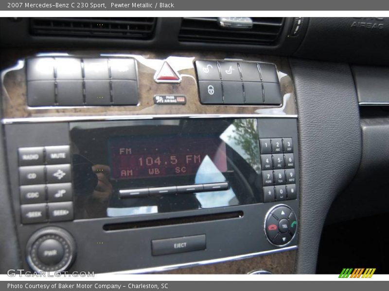 Pewter Metallic / Black 2007 Mercedes-Benz C 230 Sport