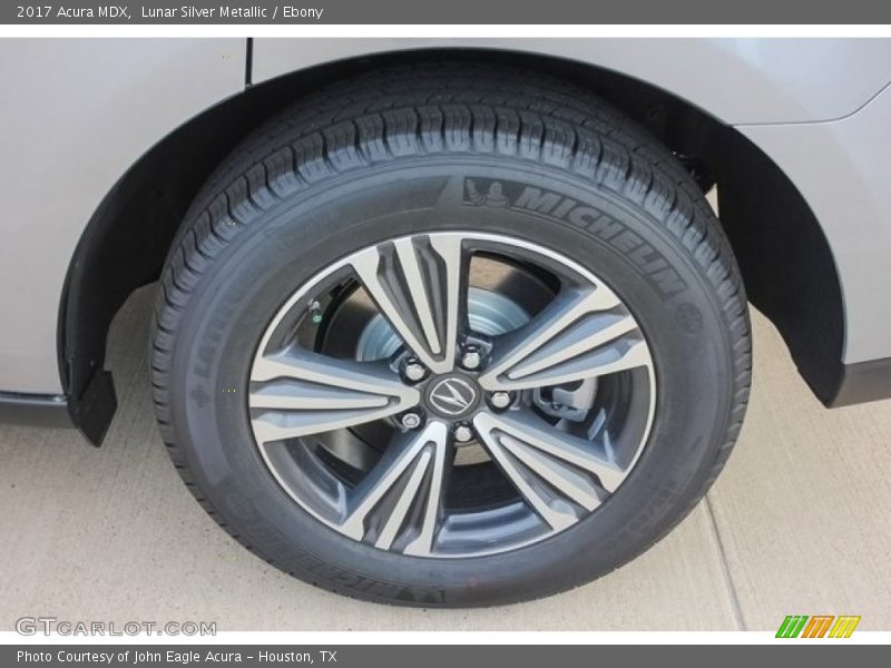 Lunar Silver Metallic / Ebony 2017 Acura MDX