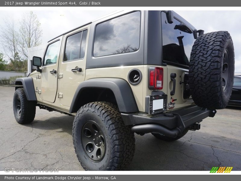 Gobi / Black 2017 Jeep Wrangler Unlimited Sport 4x4