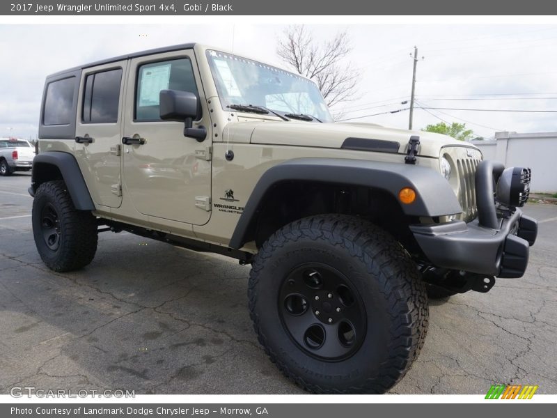 Gobi / Black 2017 Jeep Wrangler Unlimited Sport 4x4