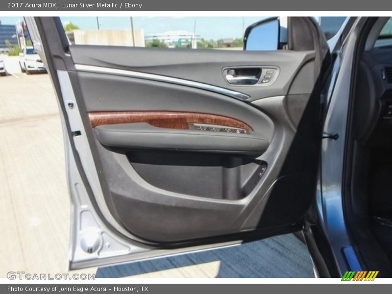 Lunar Silver Metallic / Ebony 2017 Acura MDX