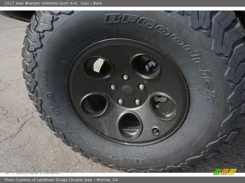 Gobi / Black 2017 Jeep Wrangler Unlimited Sport 4x4