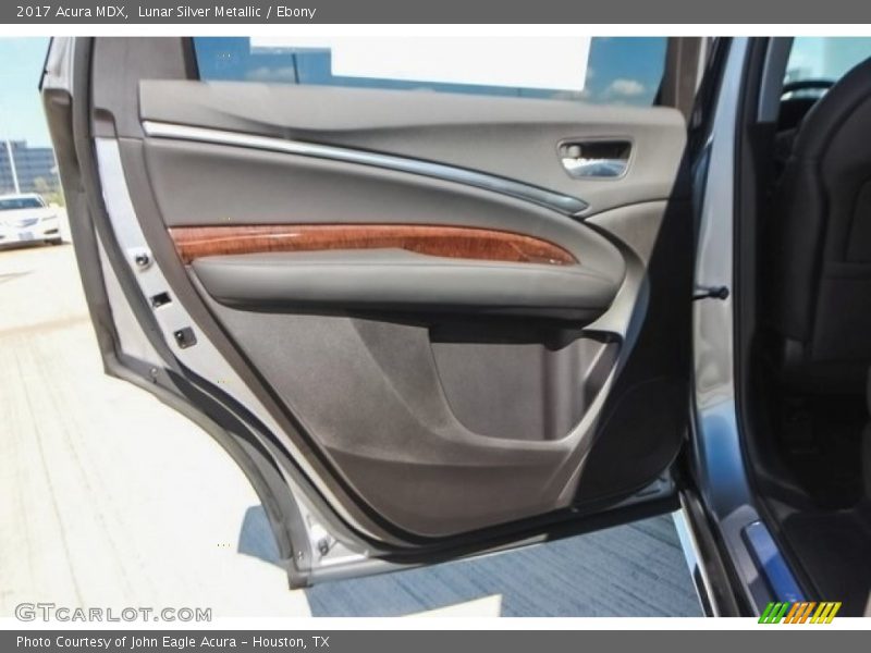 Lunar Silver Metallic / Ebony 2017 Acura MDX