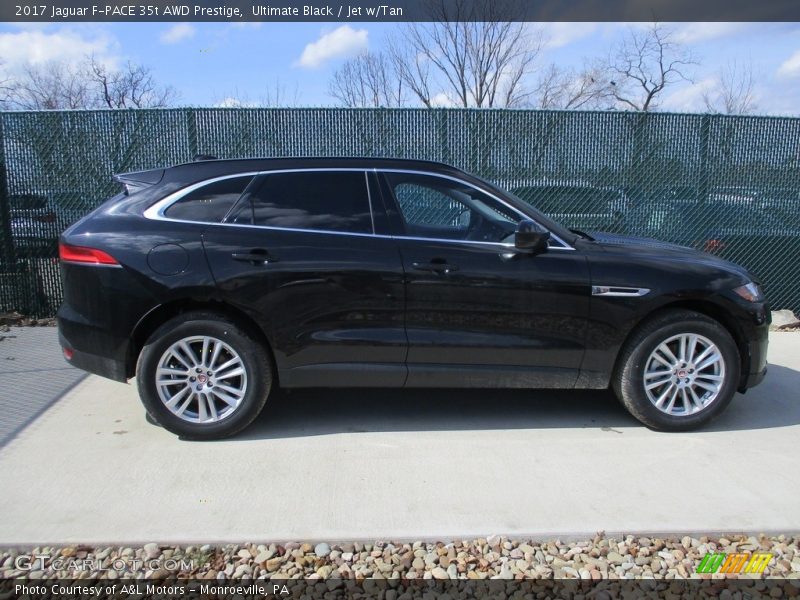 Ultimate Black / Jet w/Tan 2017 Jaguar F-PACE 35t AWD Prestige