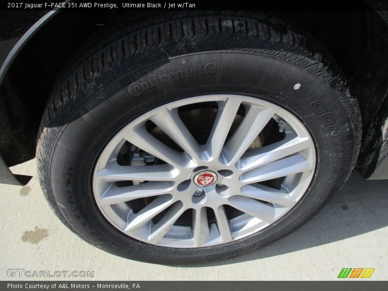 Ultimate Black / Jet w/Tan 2017 Jaguar F-PACE 35t AWD Prestige