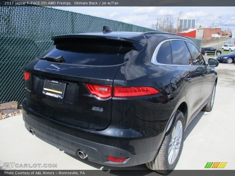 Ultimate Black / Jet w/Tan 2017 Jaguar F-PACE 35t AWD Prestige