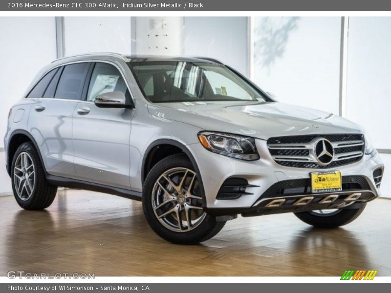 Iridium Silver Metallic / Black 2016 Mercedes-Benz GLC 300 4Matic