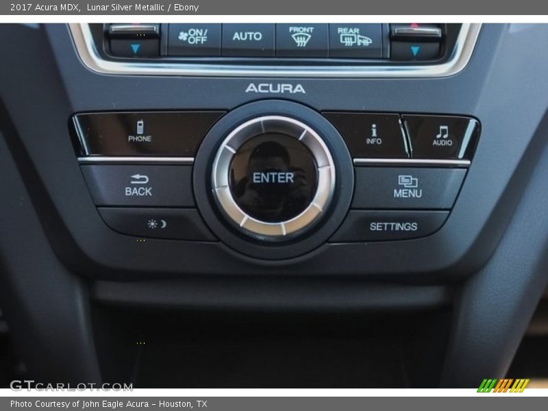 Lunar Silver Metallic / Ebony 2017 Acura MDX