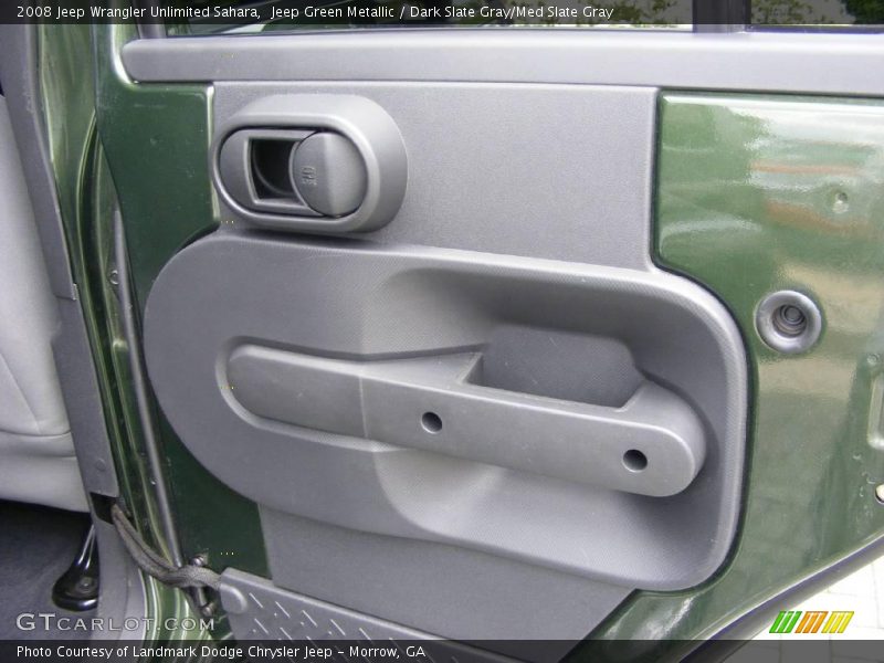Jeep Green Metallic / Dark Slate Gray/Med Slate Gray 2008 Jeep Wrangler Unlimited Sahara
