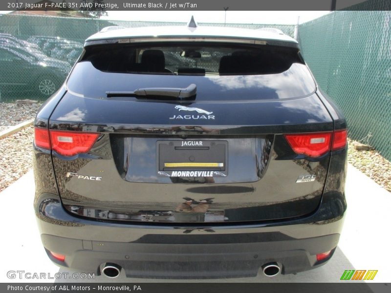 Ultimate Black / Jet w/Tan 2017 Jaguar F-PACE 35t AWD Prestige