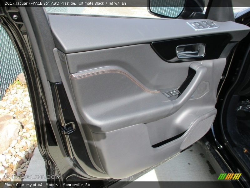 Ultimate Black / Jet w/Tan 2017 Jaguar F-PACE 35t AWD Prestige