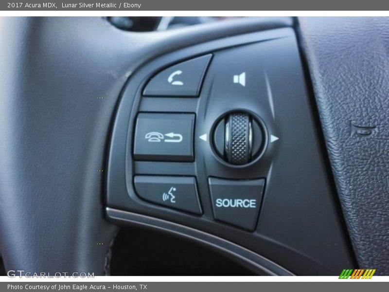 Lunar Silver Metallic / Ebony 2017 Acura MDX