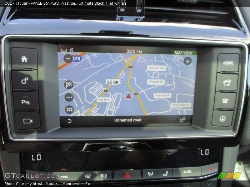 Ultimate Black / Jet w/Tan 2017 Jaguar F-PACE 35t AWD Prestige