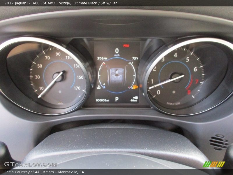 Ultimate Black / Jet w/Tan 2017 Jaguar F-PACE 35t AWD Prestige