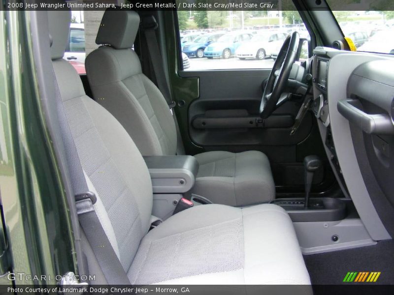 Jeep Green Metallic / Dark Slate Gray/Med Slate Gray 2008 Jeep Wrangler Unlimited Sahara