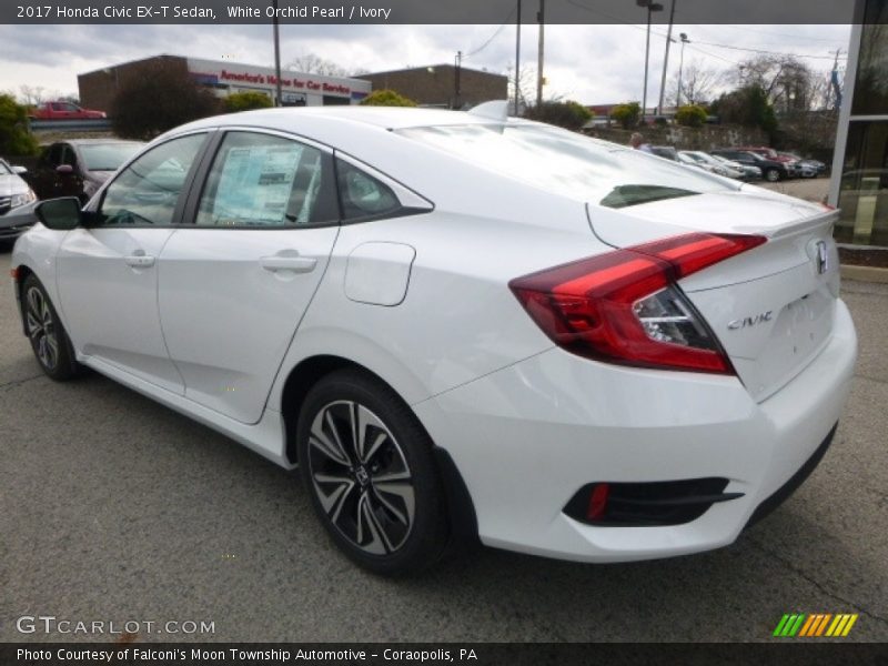 White Orchid Pearl / Ivory 2017 Honda Civic EX-T Sedan
