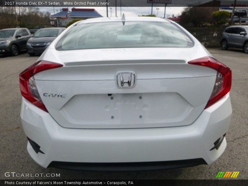 White Orchid Pearl / Ivory 2017 Honda Civic EX-T Sedan