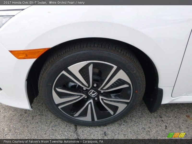 White Orchid Pearl / Ivory 2017 Honda Civic EX-T Sedan