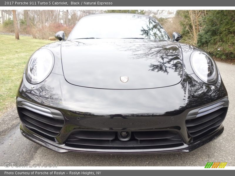 Black / Natural Espresso 2017 Porsche 911 Turbo S Cabriolet