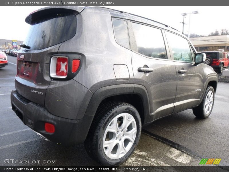 Granite Crystal Metallic / Black 2017 Jeep Renegade Limited 4x4
