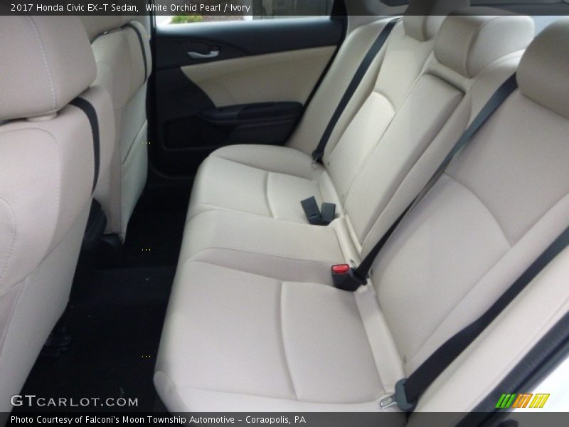 White Orchid Pearl / Ivory 2017 Honda Civic EX-T Sedan