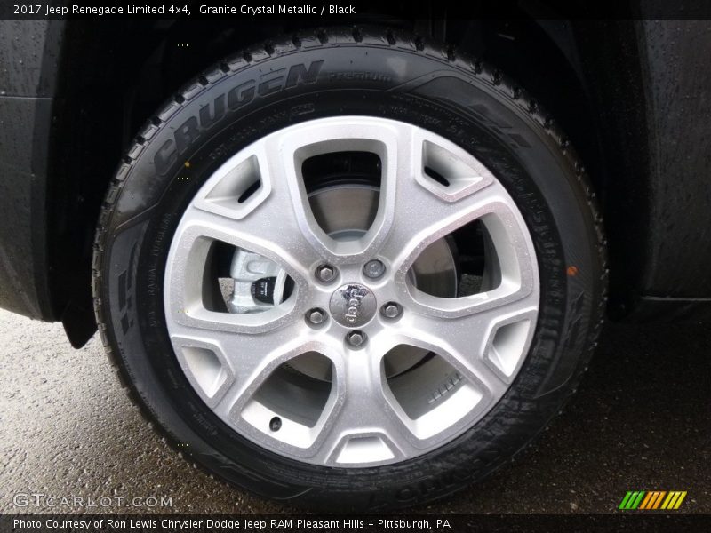 Granite Crystal Metallic / Black 2017 Jeep Renegade Limited 4x4
