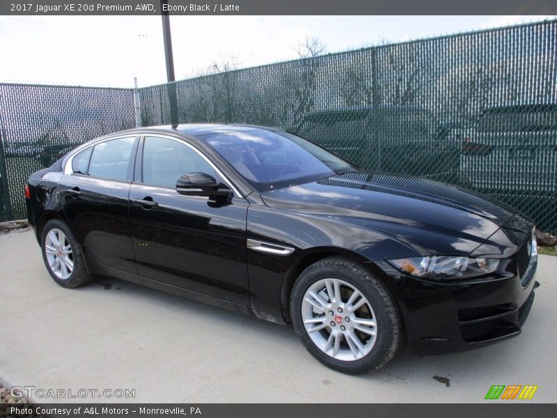  2017 XE 20d Premium AWD Ebony Black