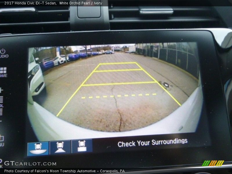 White Orchid Pearl / Ivory 2017 Honda Civic EX-T Sedan