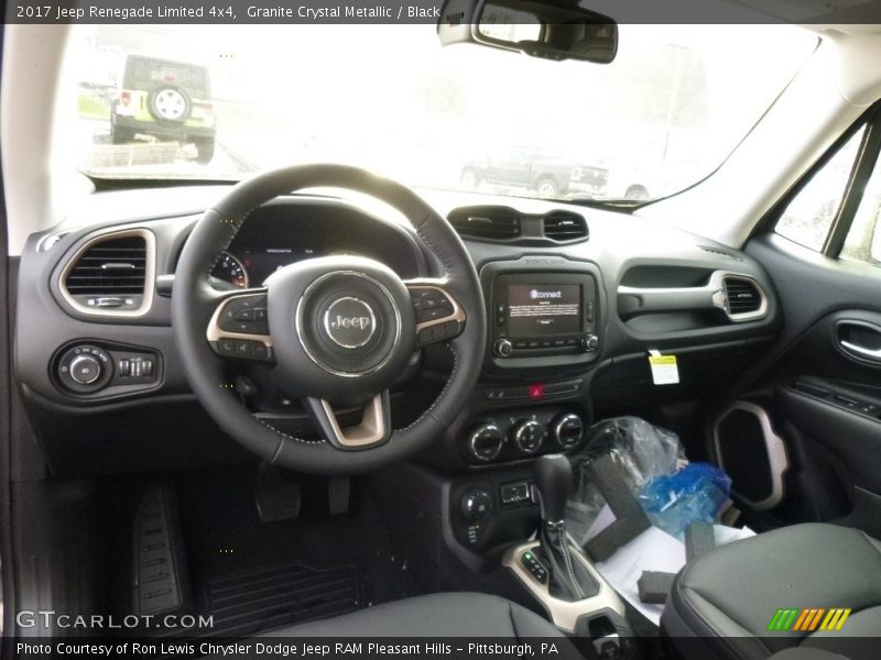 Granite Crystal Metallic / Black 2017 Jeep Renegade Limited 4x4