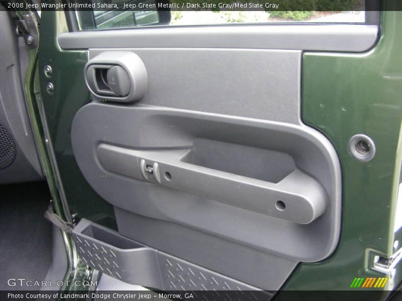 Jeep Green Metallic / Dark Slate Gray/Med Slate Gray 2008 Jeep Wrangler Unlimited Sahara