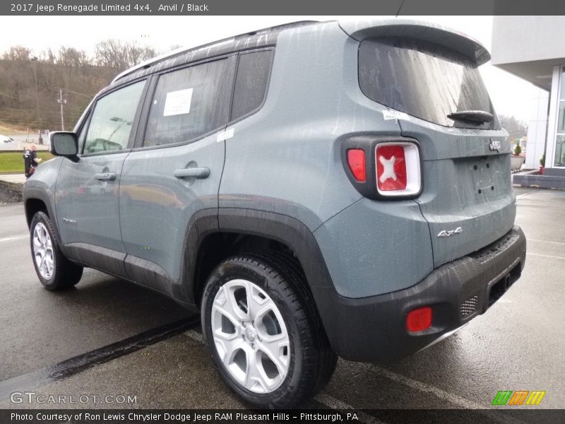 Anvil / Black 2017 Jeep Renegade Limited 4x4