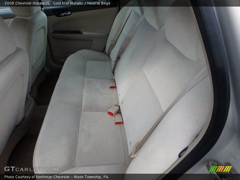 Gold Mist Metallic / Neutral Beige 2008 Chevrolet Impala LS