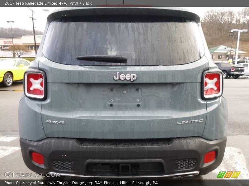 Anvil / Black 2017 Jeep Renegade Limited 4x4