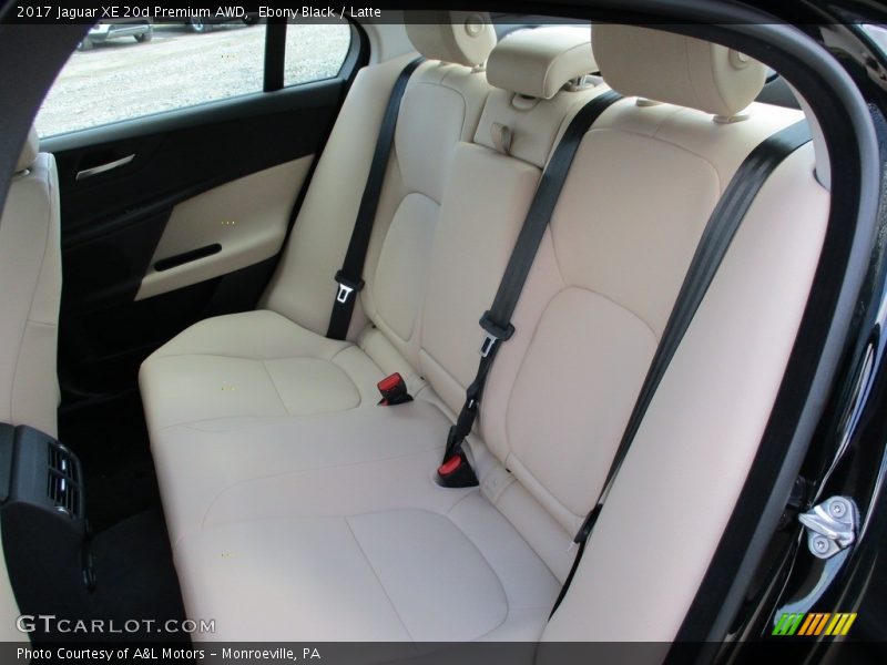Rear Seat of 2017 XE 20d Premium AWD