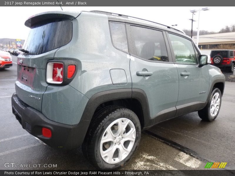 Anvil / Black 2017 Jeep Renegade Limited 4x4