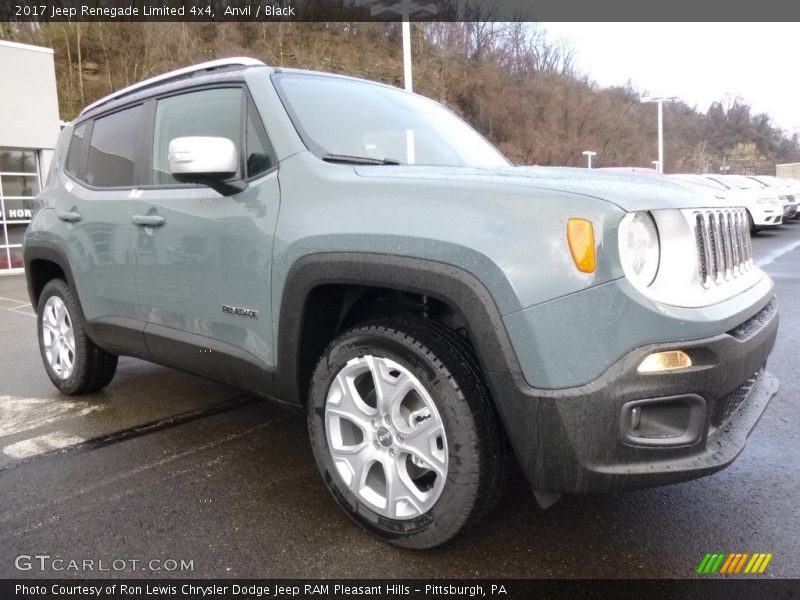 Anvil / Black 2017 Jeep Renegade Limited 4x4