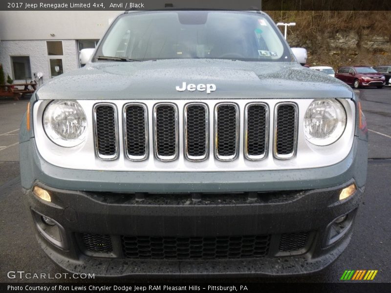 Anvil / Black 2017 Jeep Renegade Limited 4x4