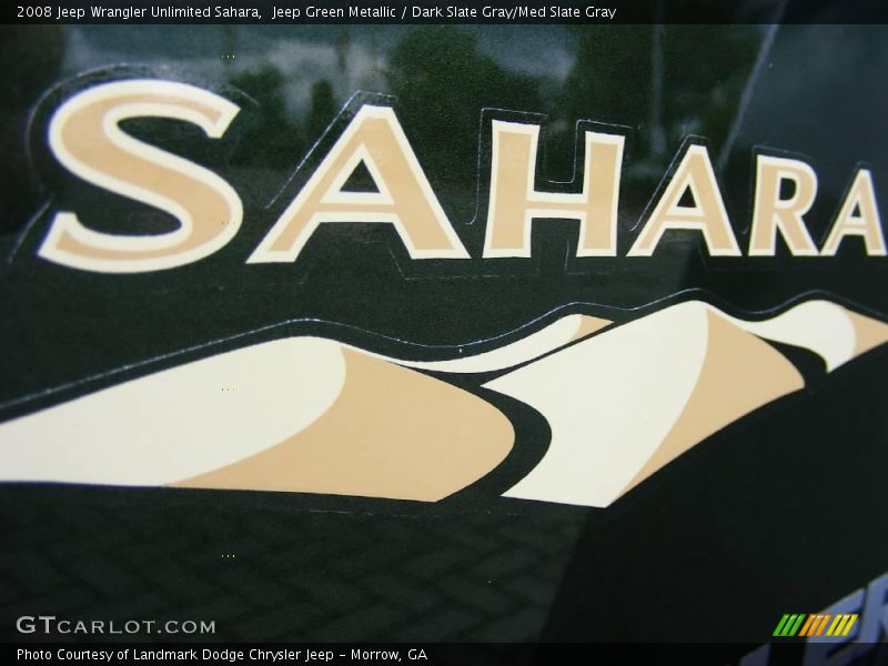 Jeep Green Metallic / Dark Slate Gray/Med Slate Gray 2008 Jeep Wrangler Unlimited Sahara