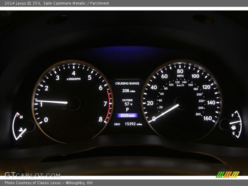 Satin Cashmere Metallic / Parchment 2014 Lexus ES 350