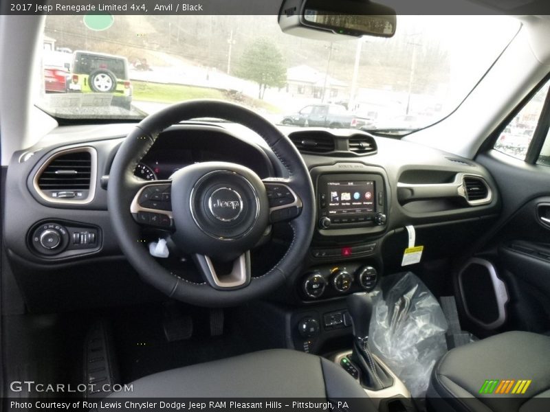 Anvil / Black 2017 Jeep Renegade Limited 4x4