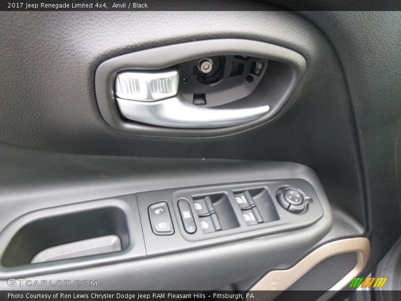 Anvil / Black 2017 Jeep Renegade Limited 4x4