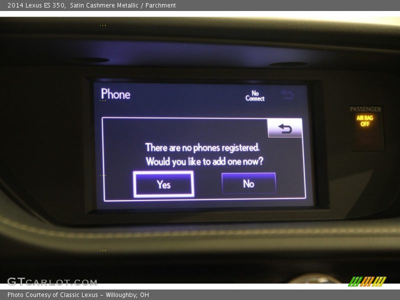 Satin Cashmere Metallic / Parchment 2014 Lexus ES 350