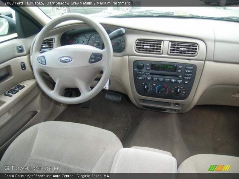 Dark Shadow Grey Metallic / Medium Parchment 2003 Ford Taurus SES