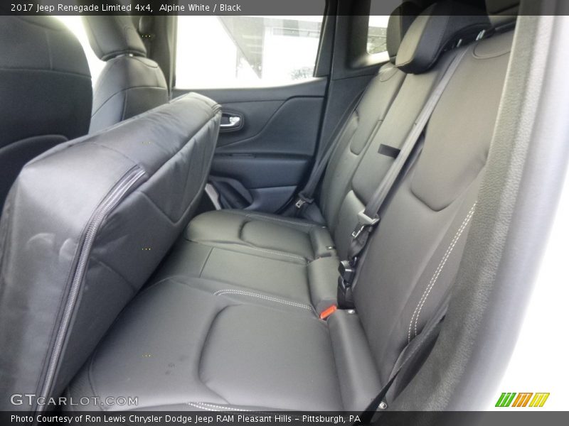 Alpine White / Black 2017 Jeep Renegade Limited 4x4