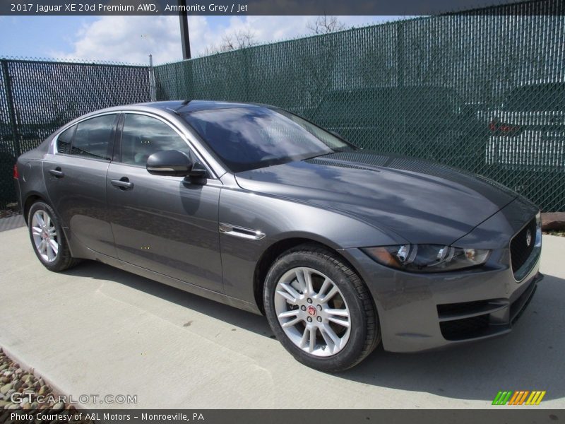 Front 3/4 View of 2017 XE 20d Premium AWD