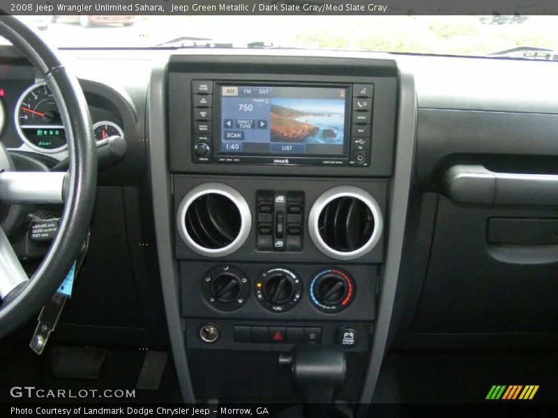 Jeep Green Metallic / Dark Slate Gray/Med Slate Gray 2008 Jeep Wrangler Unlimited Sahara