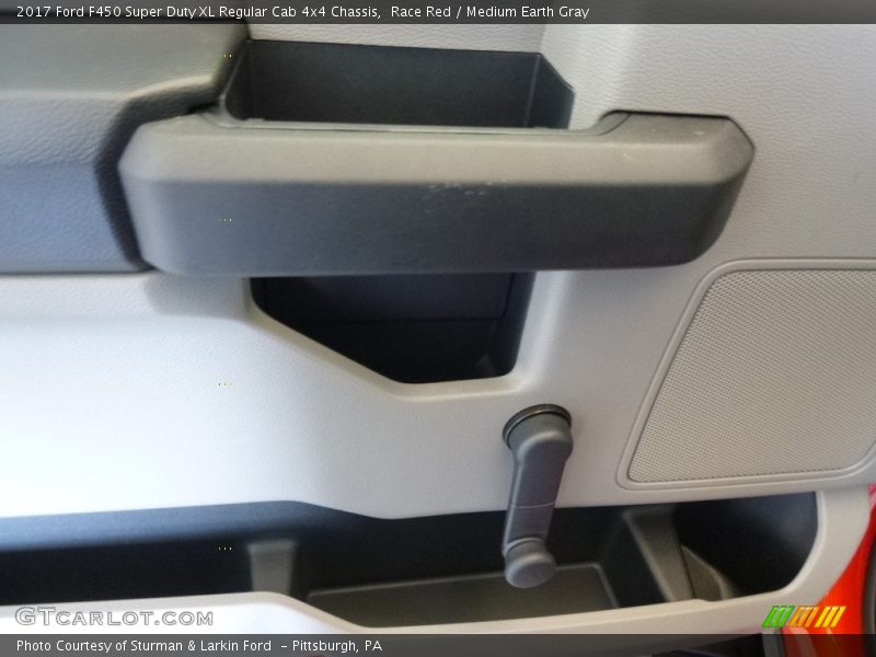 Race Red / Medium Earth Gray 2017 Ford F450 Super Duty XL Regular Cab 4x4 Chassis