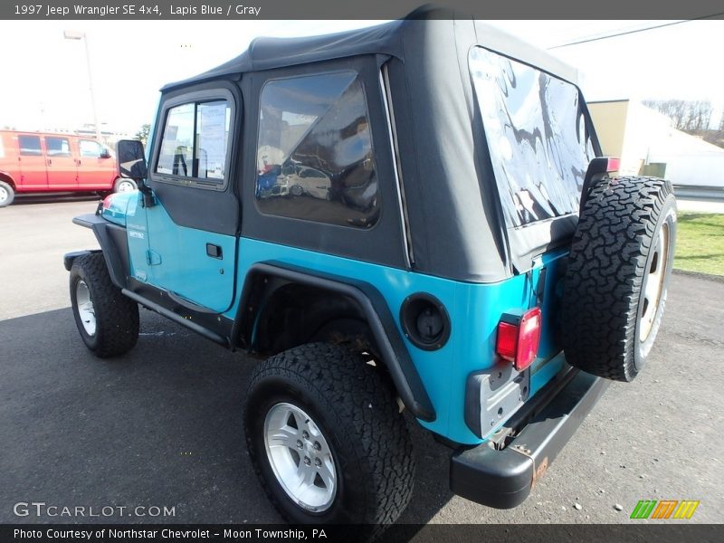 Lapis Blue / Gray 1997 Jeep Wrangler SE 4x4